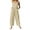 Khaki, variant on IROINNID Jumpsuit For Women Full-Length Summer Casual Camis Pocket Suspender Jumpsuit
