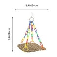 thumbnail image 4 of Chicken Coop Foraging Wall Toy Parrot Hammock Swing Mat, 4 of 5