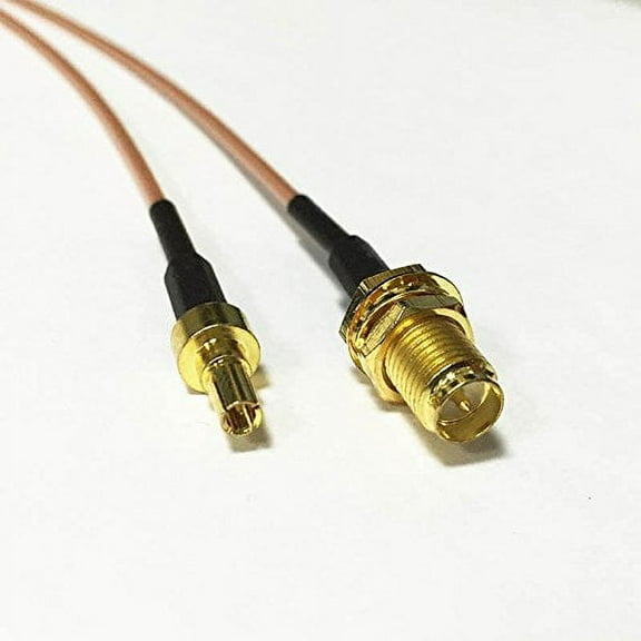CRC9 male straight to RP SMA female bulkhead RF jumper cable RG178 15cm NEW Good Quality Fast USA Shipping