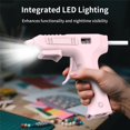 thumbnail image 4 of Pistola de Pegamento Caliente Inalámbrica, Recargable Tipo C de 2600 MAh, con 20 Barras de Pegamento, Color Rosa., 4 of 5