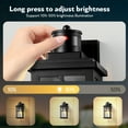 thumbnail image 6 of OPAXIS Motion Sensor Outdoor Lighting Wall Mount, Black 100% Aluminum Front Porch Light Dusk to Dawn, Waterproof Outdoor Motion Sensor Lights, Anti-Rust Outside Lights for House, Garage, Doorway, 6 of 11