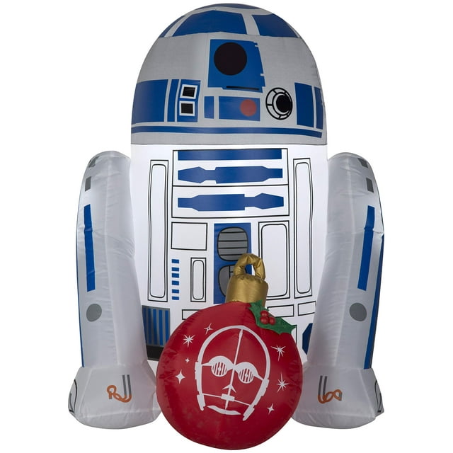 Decoración inflable navideña Gemmy R2D2 35,83 pulgadas