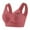 Watermelon Red, variant on Lixiuxyad plus Sized Sports Bra Women's Thin Underwire Push Up Vest Lingerie Bow Rhinestone Bra