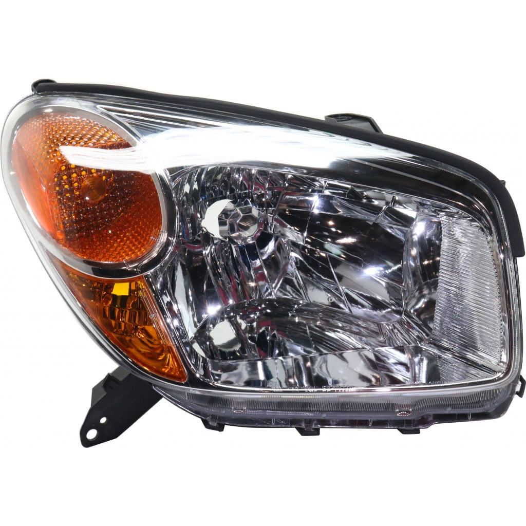 Headlight Compatible With 2004-2005 Toyota RAV4 SET of 2 Left Driver and Right Passenger Side Halogen