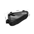 thumbnail image 4 of Langgg Water-Resistant Storage Bag Reflective Saddle Frame Pouch Cycling Accessories, 4 of 6