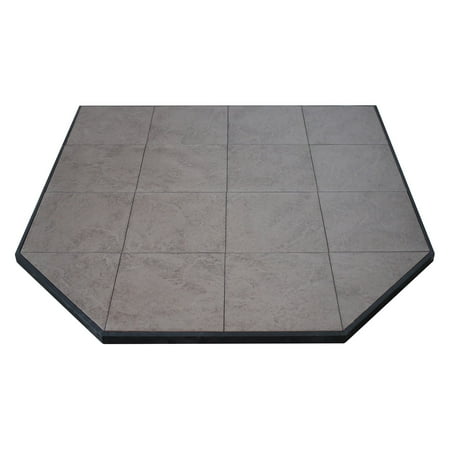 Boxed Hearth Pad Kit 48u0022 Corner/Square Safari Sand