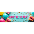 thumbnail image 4 of Happy Retirement Foil Balloon Banner Colorful Background Party Decorations Retirement Party Photography Props Backdrop Celebration Supplies, 4 of 4