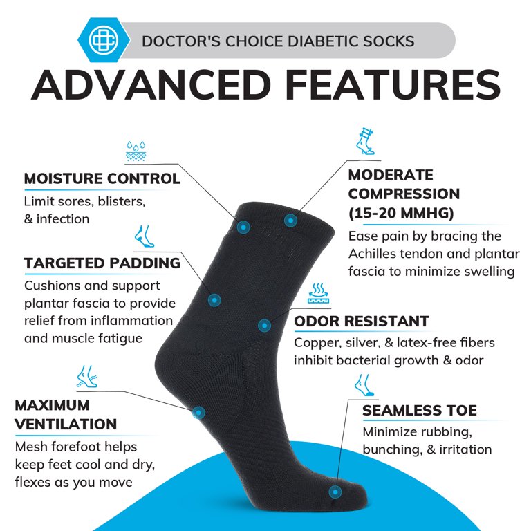 Doctor's Choice Venous Support Over the Calf Medium Graduated