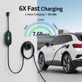 thumbnail image 2 of Cargador EV Roma Level 2 de 7,68 kW, 32 A, 220 V-240 V, con cable de 25 pies, 2 of 8