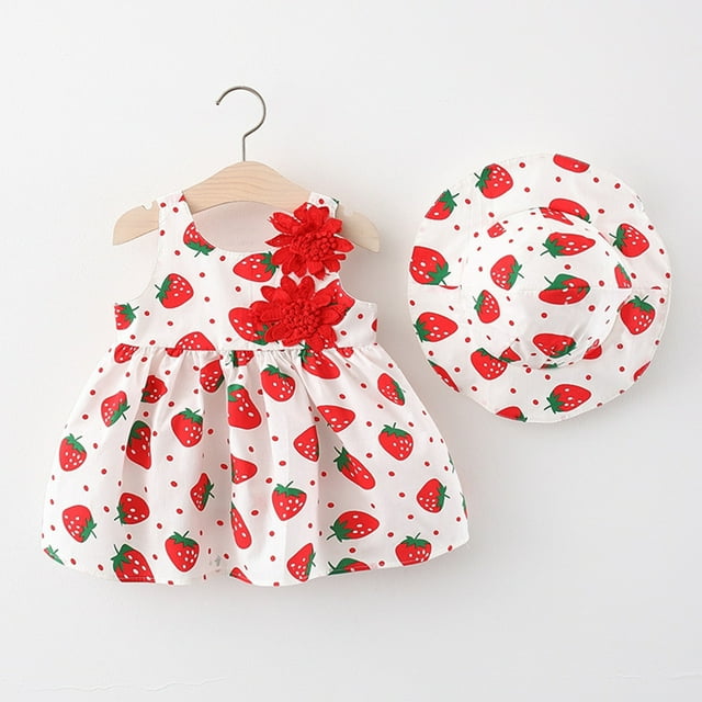 Robe Fillette Robe Tutu Robe d'Anniversaire pour Filles Robes d'Été Robe Chic Vêtements d'Été pour Bébé Fille 12-18 Mois