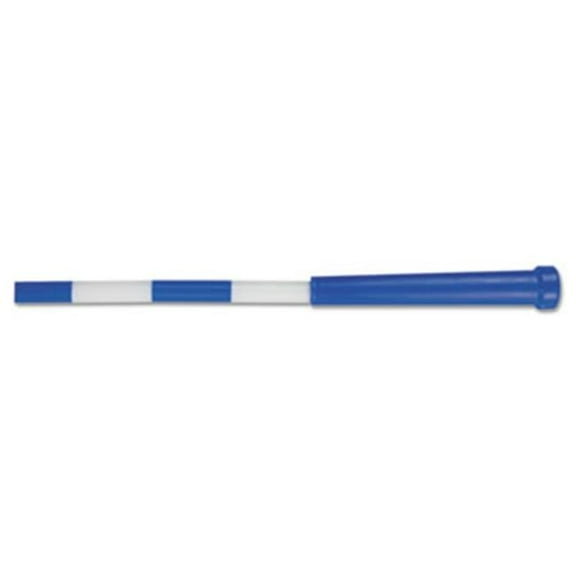 Segmented Plastic Jump Rope, 9ft, Blue/White