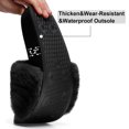 thumbnail image 4 of Barerun Women's Fuzzy Faux Fur Open Toe Slides Slippers, 4 of 8