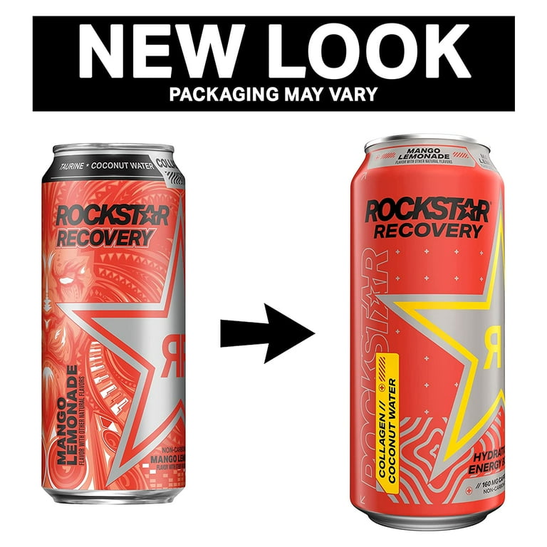 Rockstar Energy Drink - Recovery Orange