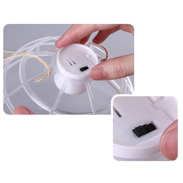 Lámpara fantasmas colgantes luces decorativas luminiscentes para Halloween (grito blanco) Likrtyny Para estrenar