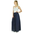 thumbnail image 3 of Bimba Long Flaired Cotton Tulip Skirt Maxi Lace Bogo Gyply Bottoms, 3 of 5