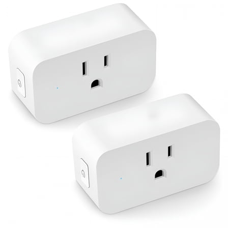 HIBIBUD Smart Plug 2 Pack,Mini WiFi Smart Socket,No Hub Required,Timer Schedule,Smart WiFi Plug Outlet Remote Control Your Devices from Anywhere