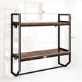 thumbnail image 5 of Over the Toilet Shelf Wall Mounted with Metal Frame for Bathroom, 5 of 6