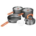 thumbnail image 1 of Utensilios de cocina Kit de utensilios de cocina para acampar, juego de utensilios de cocina para exteriores con sartén, hervidor, cacerolas, cuchara, cuenco y estropajo, 1 of 8
