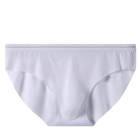 Bigersell Cotton Underwear for Women Seamless Clearance Ladies Underwear Boy Shorts Panty Style P-1161 Cotton Plus Size Panties Ladies Thong Briefs Mid Waist Women s Bikini Panties White XL