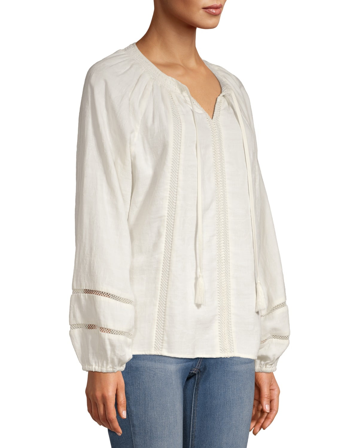 time and tru peasant top