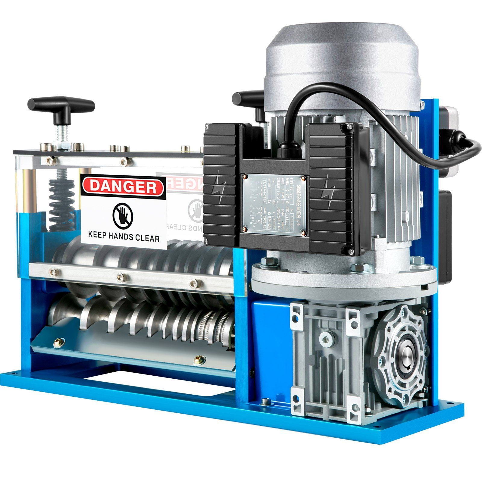 Cable Wire Stripping Machine 0.06 inch -1.5 inch,Portable Powered Wire Stripper Machine 11 Channels 10 Blades,Automatic Wire Stripping Tool 75ft/minute,for Recycling Copper Wire