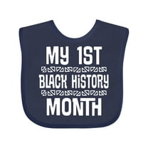 Inktastic 1st Black History Month Boys or Girls Baby Bib