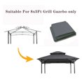 thumbnail image 6 of Unique Choice 8 x 5 Ft Grill Gazebo Replacement Canopy Top Cover, Gray, 6 of 6