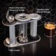 thumbnail image 2 of Soporte organizador AeroPress de acero inoxidable, organizador de cestas y accesorios con estante de almacenamiento para filtros, soporte para cafetera premium, transparente y original, 2 of 7