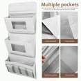 thumbnail image 3 of FONDOTIN Grey Hanging Storage Bag with Multiple Pockets Over Door Organizer for Sundries Storage, 3 of 8