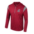 thumbnail image 2 of Men's Colosseum Cardinal Washington State Cougars Dozer Half-Zip Windshirt, 2 of 3