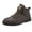 Brown, variant on NOKIO Women's High-Top Skate Shoes Comfortable 𝖫a𝖼e Up Sneakers Non-S𝗅ip Athlet𝗂c Shoes with Side Zipper Detail, Lightweight Casual Walking Shoes for Work Daily Wear
