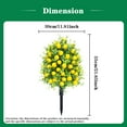 thumbnail image 3 of BKER 21 Pouces Fleur de Simulation de Fruits pour Arbustes Verts Réalistes pour Jardin Cour Porche avant Patio, 3 of 5