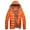 Orange, variant on AOOCHASLIY Fall Clothes Men's Winter Hat Removable Cotton Jacket Thickening Warm Cotton Padded Coat