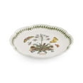 thumbnail image 4 of Portmeirion Botanic Garden Lotus Salad Plates, Set of 4 - Scalloped Rim, Butterflies Motif , 8.8" Floral Dinnerware Porcelain Dishes for Hosting, Entertainment, 4 of 6