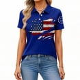 thumbnail image 4 of Polo Shirts for Women Cotton Plus Size Golf Tees 1776-2026 250th Anniversary Independence Day 4th Of July T Shirts, 4 of 4