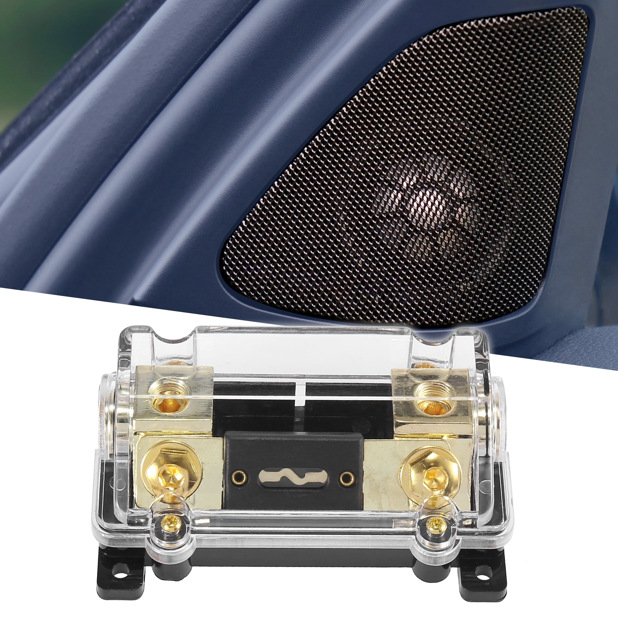 Vehicle Stereo Audio Inline ANL Fuse Holder 250 Amp without LED Display Digital Voltage
