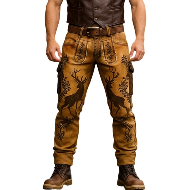Men's Utility Cargo Trousers for Everyday Outdoor Adventures with Multiple Pockets and Workwear Style