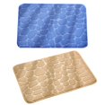 thumbnail image 3 of Alfombrilla de baño con adoquines, absorbente de agua, lavable a máquina, color marrón, 3 of 5