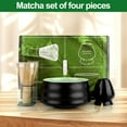 thumbnail image 7 of 4-Piece Matcha Starter Kit – Ceramic Matcha Bowl, Bamboo Whisk, Scoop, and Holder – Traditional Japanese Matcha Tea Set for Beginners & Tea Lovers (Black), 7 of 7