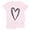 Pink, variant on Kiplyki Women's Fall Trends Shirts Tops Short Sleeve Heart Printed T Shirt Casual Basic Blouse