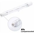 thumbnail image 5 of Bombillas Halógenas Lineales R7s 78mm 150w 2100lm Blanco Cálido 2800k Regulable Tipo J Bombilla Foco Lineal de Doble Extremo para Luces de Techo Iluminación de Paisaje, Paquete de 5, 5 of 5