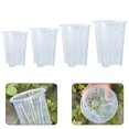 thumbnail image 4 of Lierteer Clear Plastic Orchid Pots With Holes Transparent Flower Pot Succulents Plant, 4 of 5