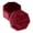 Red, variant on Triple Rings Presentation Box in Plush Octagonal Flannel Velvets Rings Box Proposal Box Suitable for Various Occasion