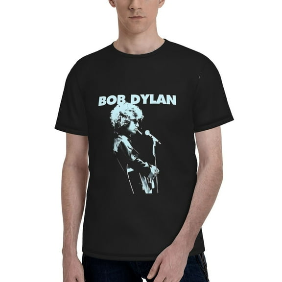 Men T-shirts BOB DYLAN-5 Short Sleeve Crew Neck T Shirts Tee Tops For Men M