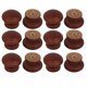 thumbnail image 1 of Gabinete Cajón 34mmx26mm Solo Orificio Unique Bargains Tirador Perillas Manijas Madera Rojo Marrón 12 Piezas, 1 of 4