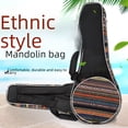 thumbnail image 1 of Ethnic Style Thickened Mandolin Case - Multi-Functional Dual Shoulder & Hand-Held Design, Authentic Brand Instrument Bag for Global Musicians, Protective Backpack for Folk Music Equipment (Wholesale), 1 of 5