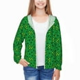 thumbnail image 3 of Cauagu St Patrick's Day5 Print Sun Protection Jacket for Teen,Full-Zipper Long Sleeve Sun Shirts with Pockets UV Hoodie Shirts Outdoor Athletic Jacket-Large, 3 of 7
