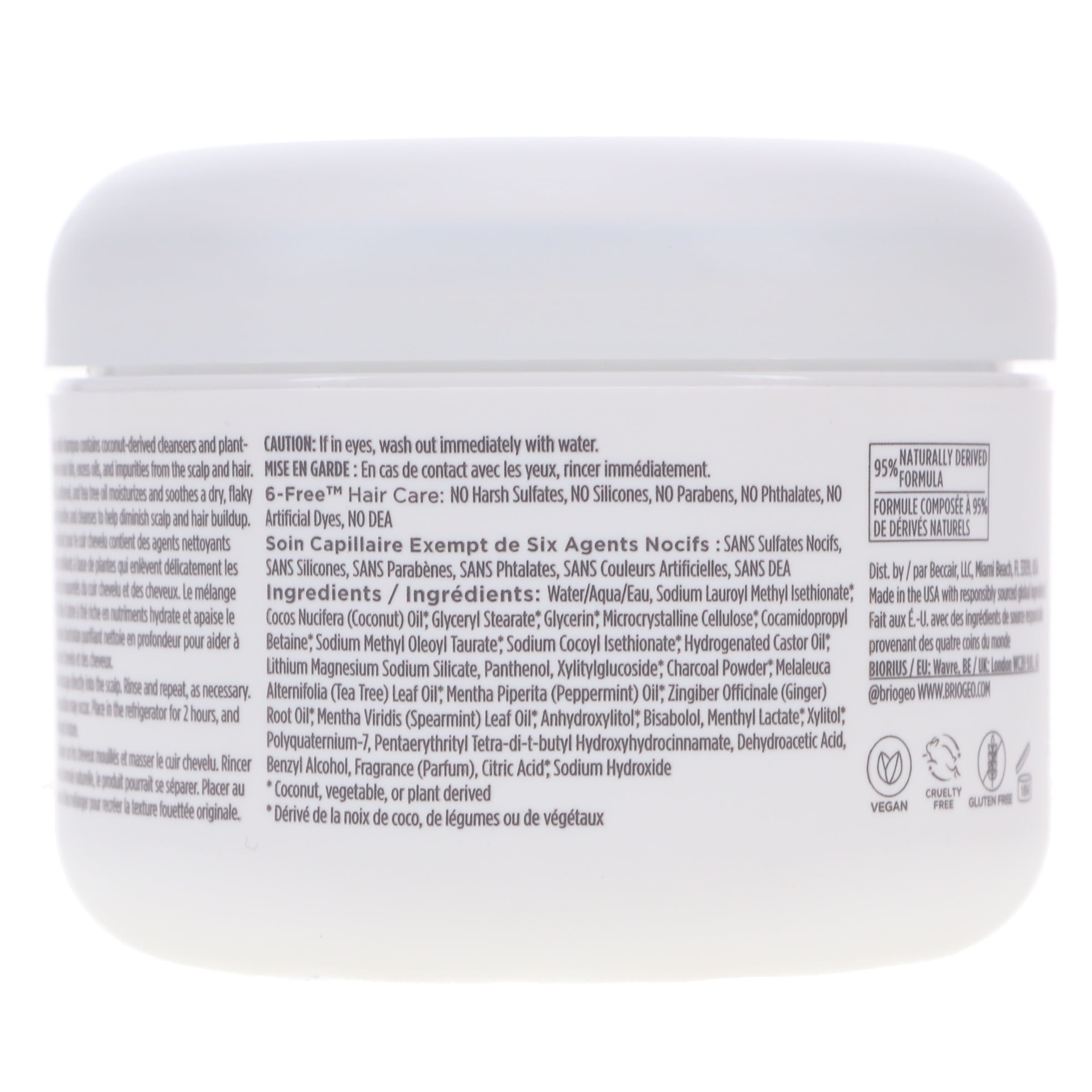 Briogeo Scalp Revival Charcoal + Coconut Oil Micro-Exfoliating Shampoo 8 oz