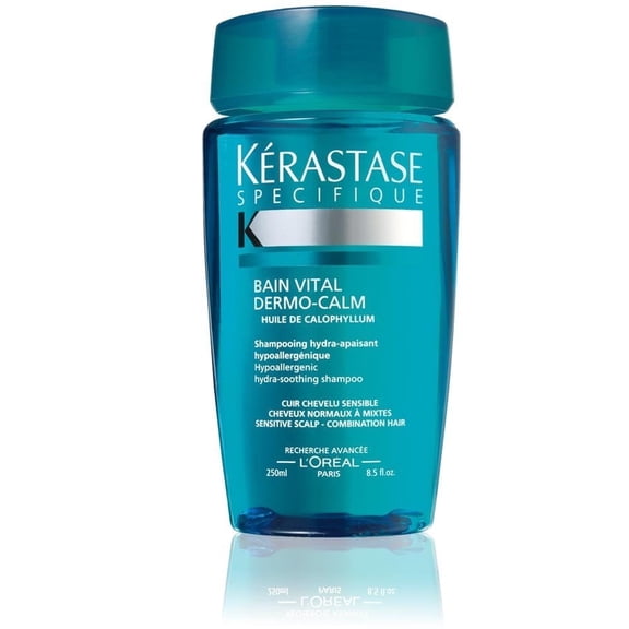 Kerastase Dermo-Calm Bain Vital Haute Tolerance for Sensitive Scalps and Normal to Combination Hair, 8.5 Ounce