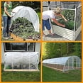 thumbnail image 4 of Lona transparente impermeable, lona de plástico de PVC, con ojales de plástico reforzados, toldo de sombra para exteriores, tela plegable para muebles de jardín, piscina, 4 of 5